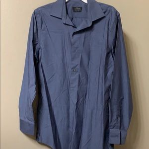 Marc Anthony Dark Blue slim fit Dress shirt